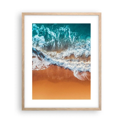 Plagát v ráme zo svetlého duba - Vždy pár - 40x50 cm