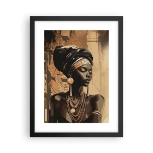 Plagát v čiernom ráme - Africký majestát - 30x40 cm