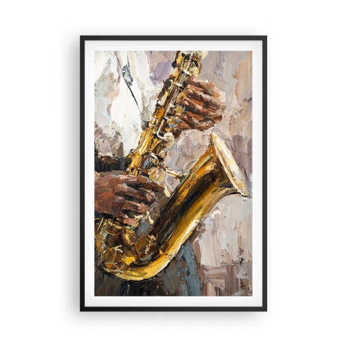Plagát v čiernom ráme - Čas na sólovú hru - 61x91 cm
