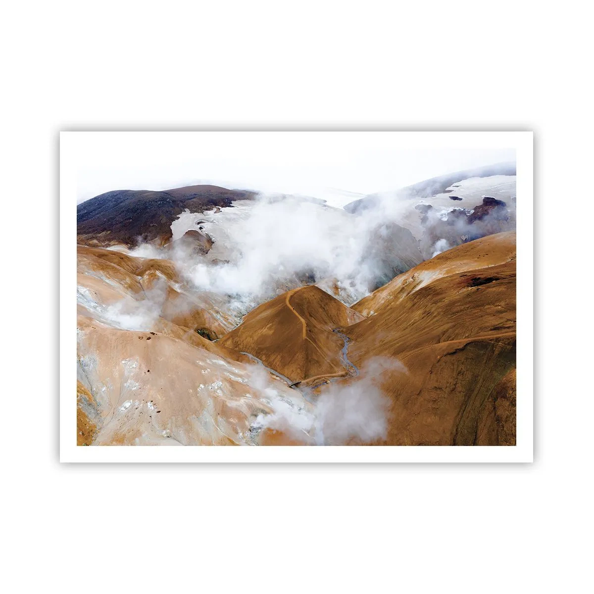 Plagát - Drsná krása Islandu - 100x70 cm