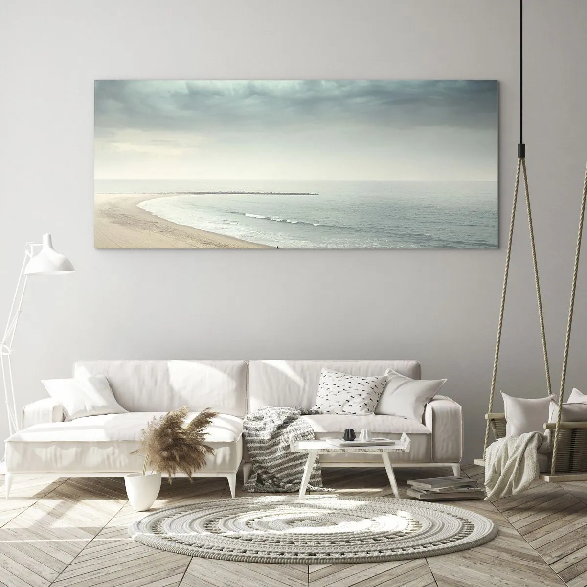 Obraz na skle - Hľadám pokoj - 100x40 cm