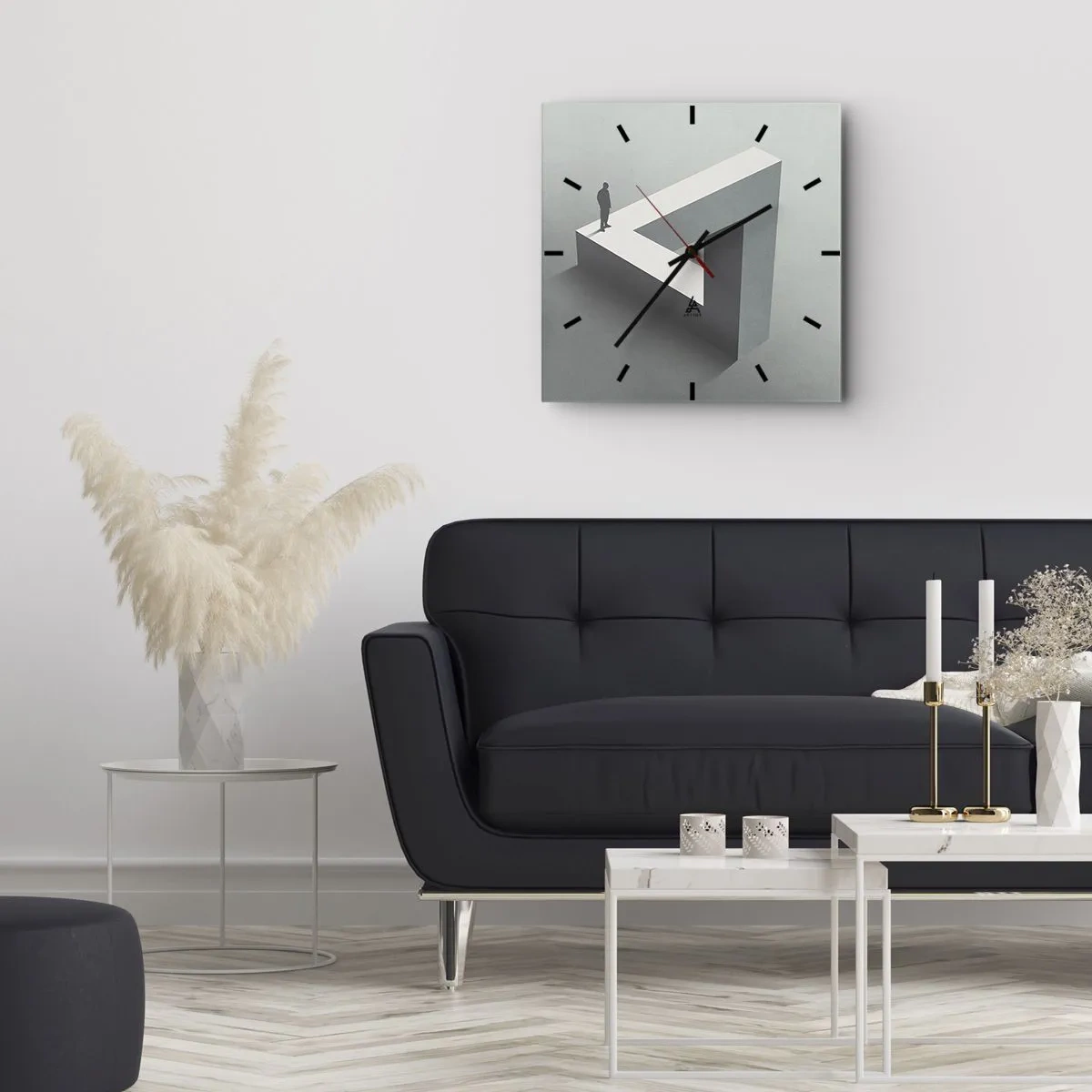 Nástenné hodiny - A predsa je to možné - 30x30 cm