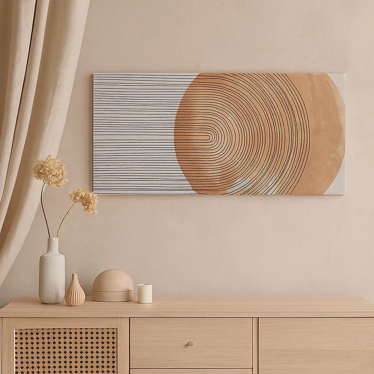 Obraz na plátne - Slnečná kompozícia - 100x40 cm