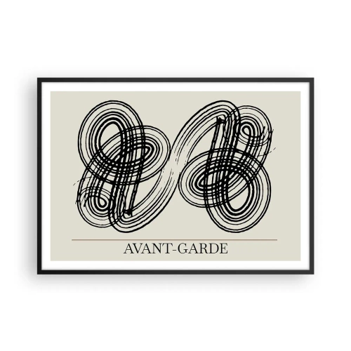 Plagát v čiernom ráme - Vyšlo to spontánne - 100x70 cm