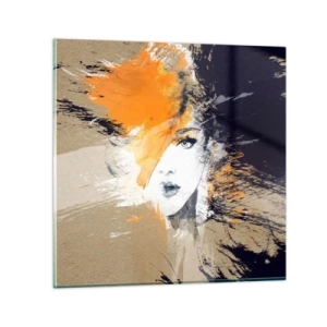 Obraz na skle - A je svetlo - 60x60 cm