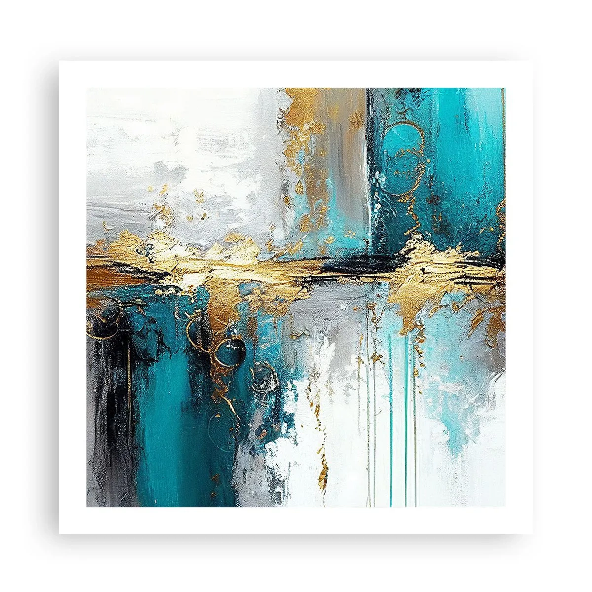 Plagát - Všetko plynie - 60x60 cm