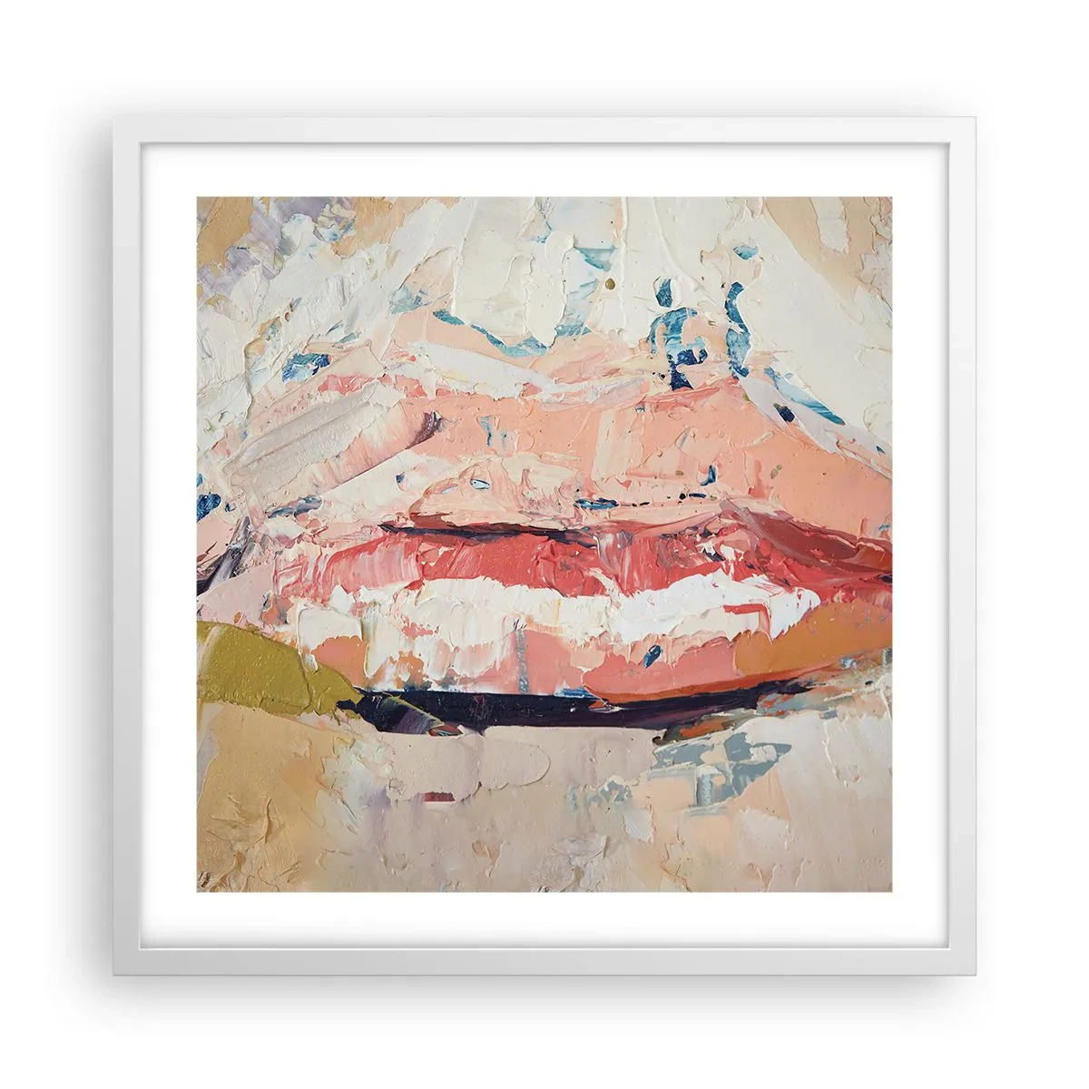 Plagát v bielom ráme - Prebúdza zmysly - 50x50 cm