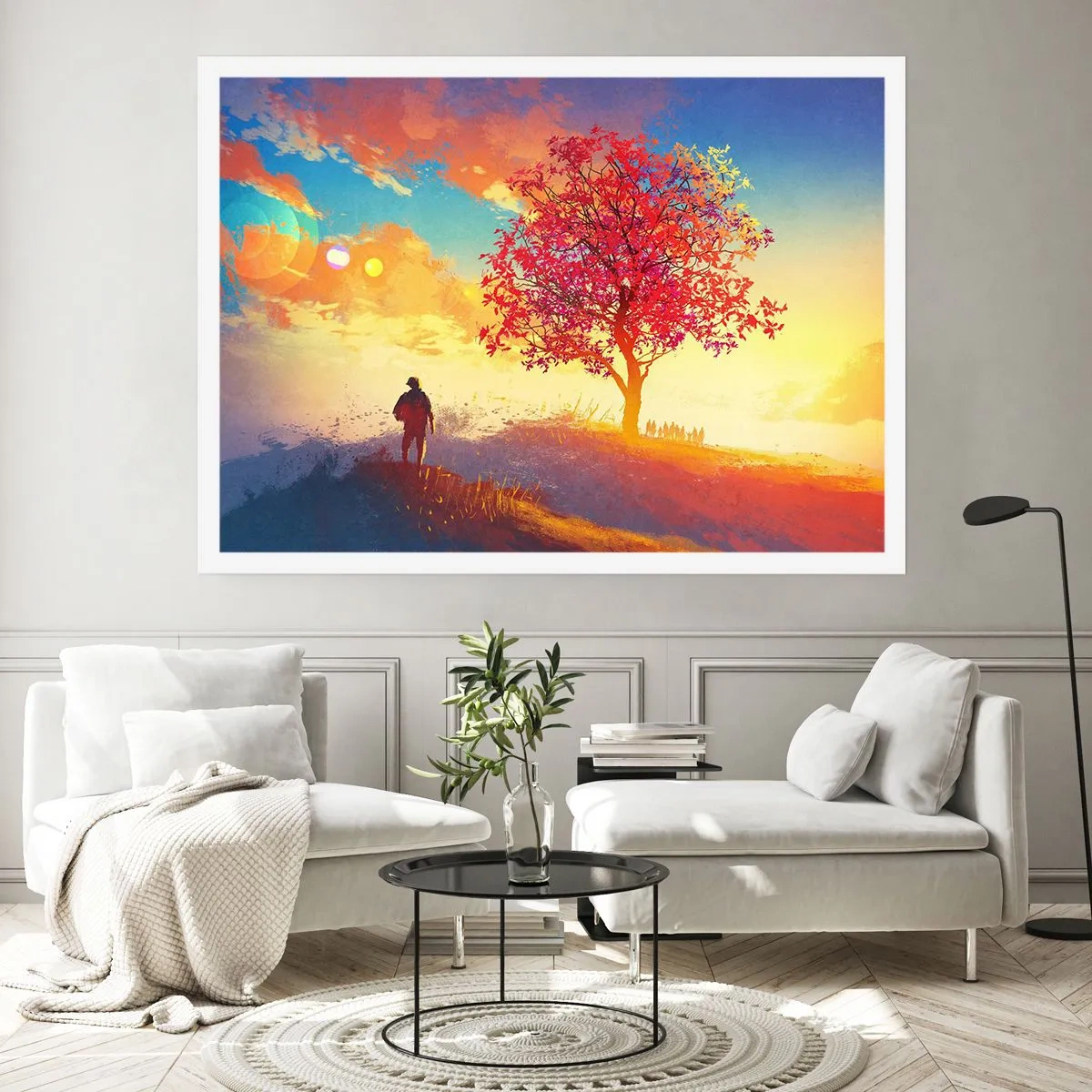 Plagát - Pútnik pri cieli - 70x50 cm
