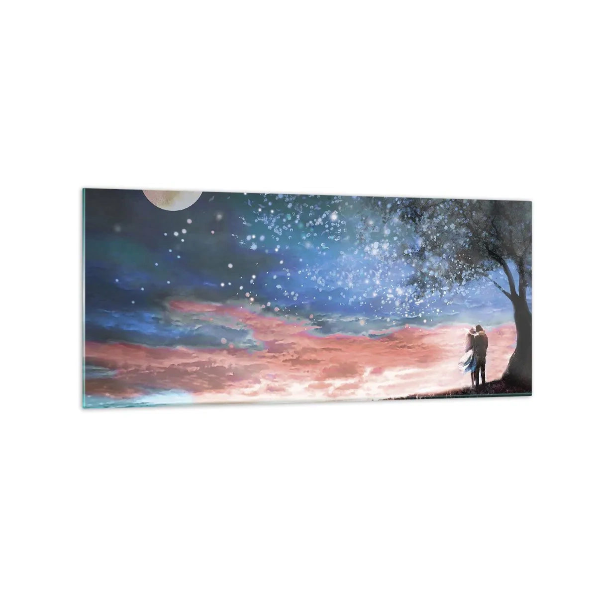 Obraz na skle - Hviezdicovité predstavenie - 120x50 cm