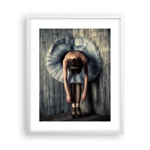 Plagát v bielom ráme - Keď dohrá hudba - 40x50 cm