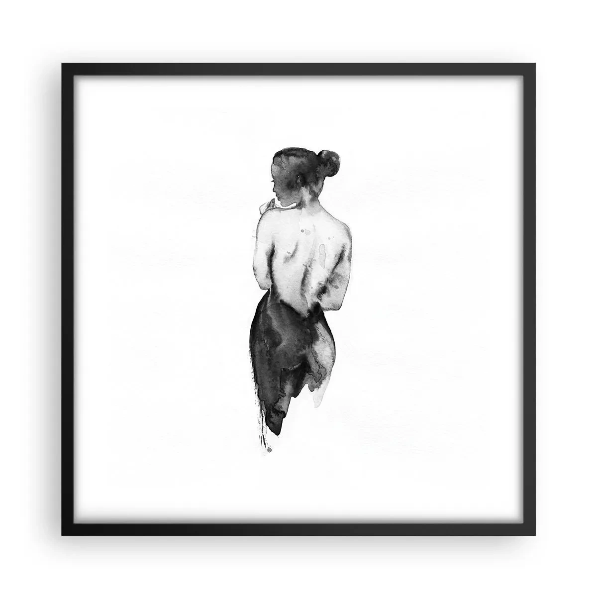 Plagát v čiernom ráme - Miznúci svet - 50x50 cm