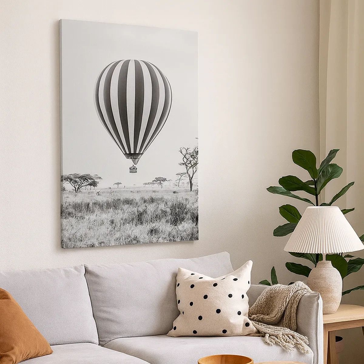 Obraz na plátne - Nad savanou - 50x70 cm