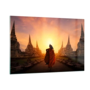 Obraz na skle - V kľude večnosťou - 120x80 cm