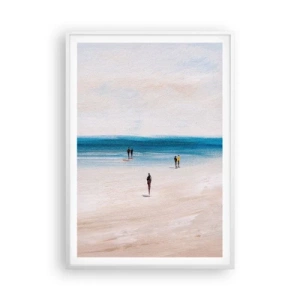 Plagát v bielom ráme - Prirodzená potreba - 70x100 cm