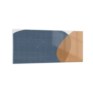 Obraz na skle - Ovály a vplyvy - 120x50 cm