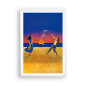 Plagát v bielom ráme - Viac ako hviezda z neba - 61x91 cm