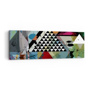 Obraz na plátne - Aké je to jednoduché - 90x30 cm