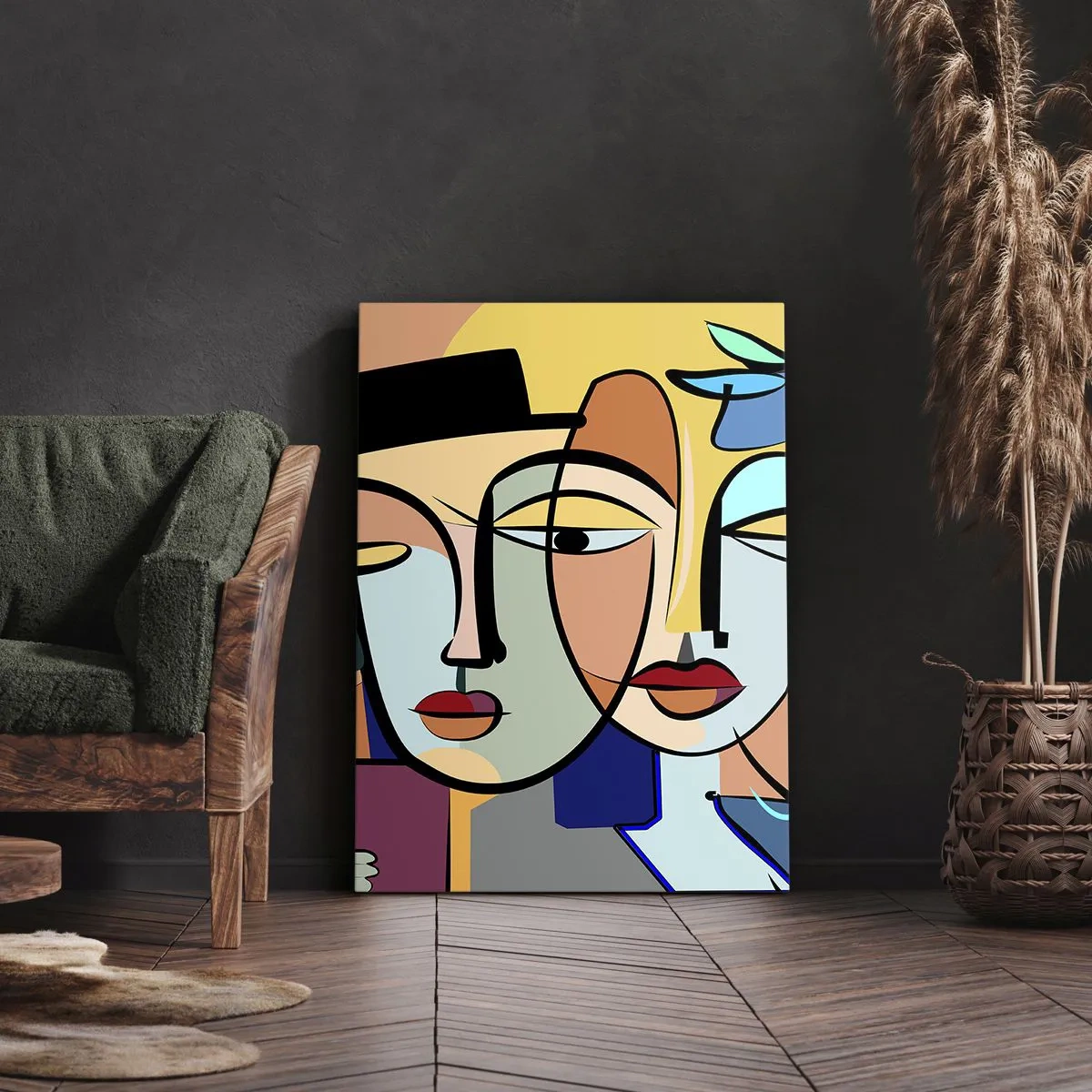 Obraz na plátne - Picassovo randez vous - 50x70 cm