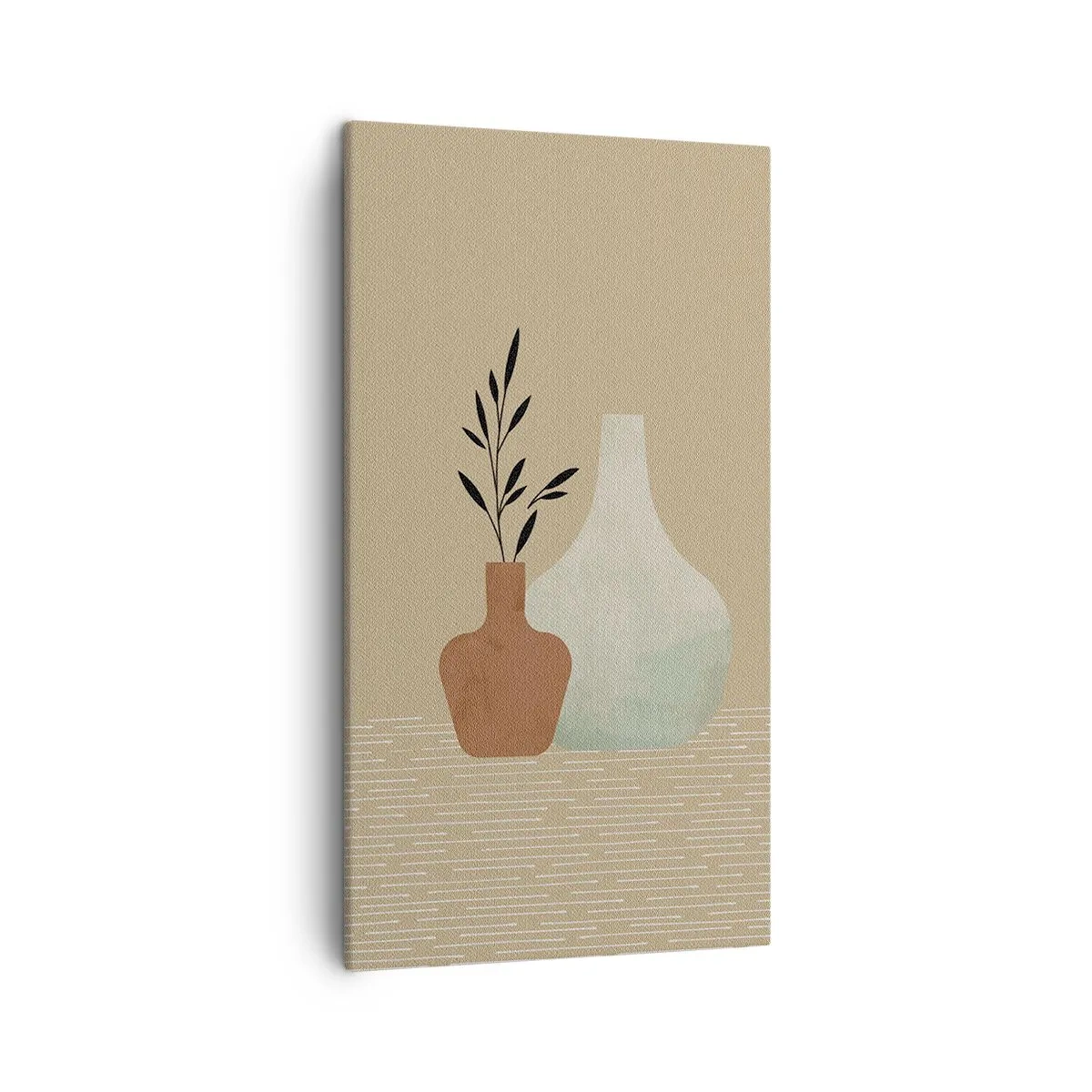 Obraz na plátne - Váza a jej myšlienka - 45x80 cm