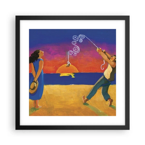 Plagát v čiernom ráme - Viac ako hviezda z neba - 40x40 cm