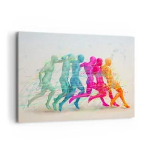 Obraz na plátne - Harmónia pohybu - 100x70 cm