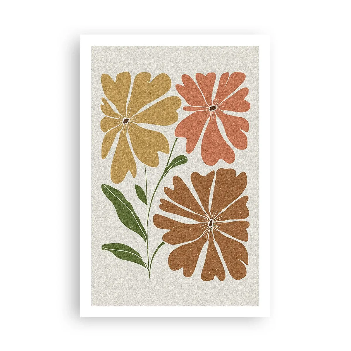 Plagát - Príroda a geometria - 61x91 cm