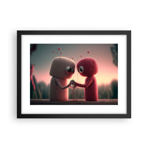 Plagát v čiernom ráme - Každý môže milovať - 40x30 cm