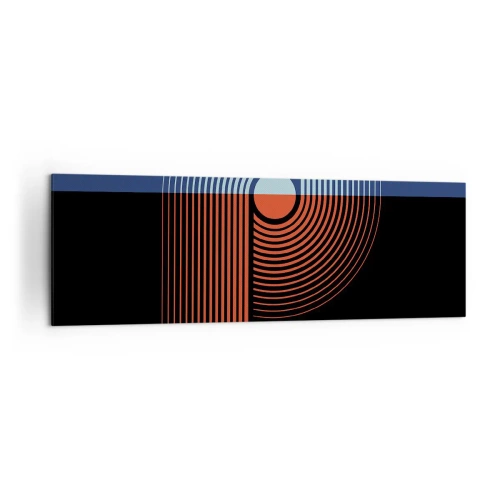 Obraz na plátne - V geometrickom objatí - 160x50 cm
