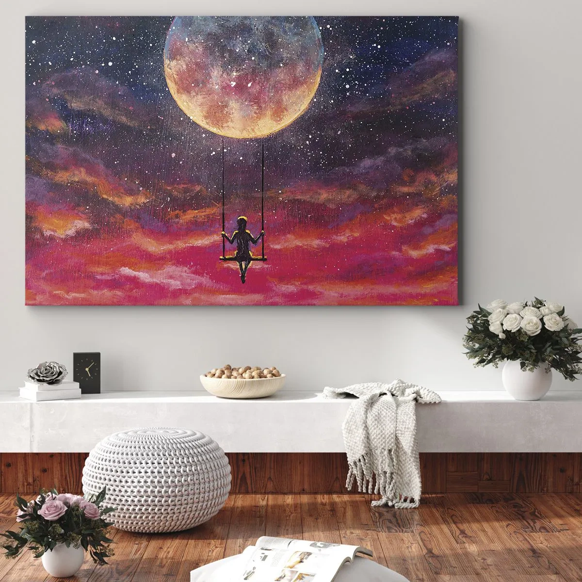 Obraz na plátne - Stavať si vzdušné zámky - 120x80 cm