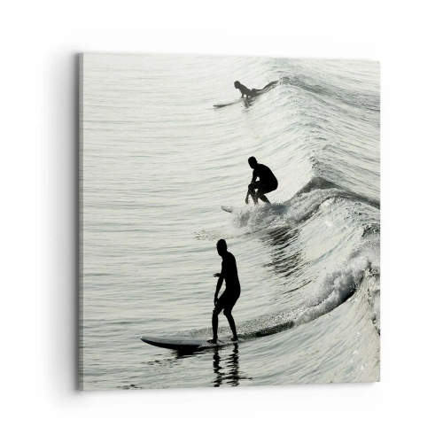 Obraz na plátne - Vlne v ústrety - 70x70 cm