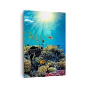 Obraz na plátne - Podvodné poklady - 70x100 cm