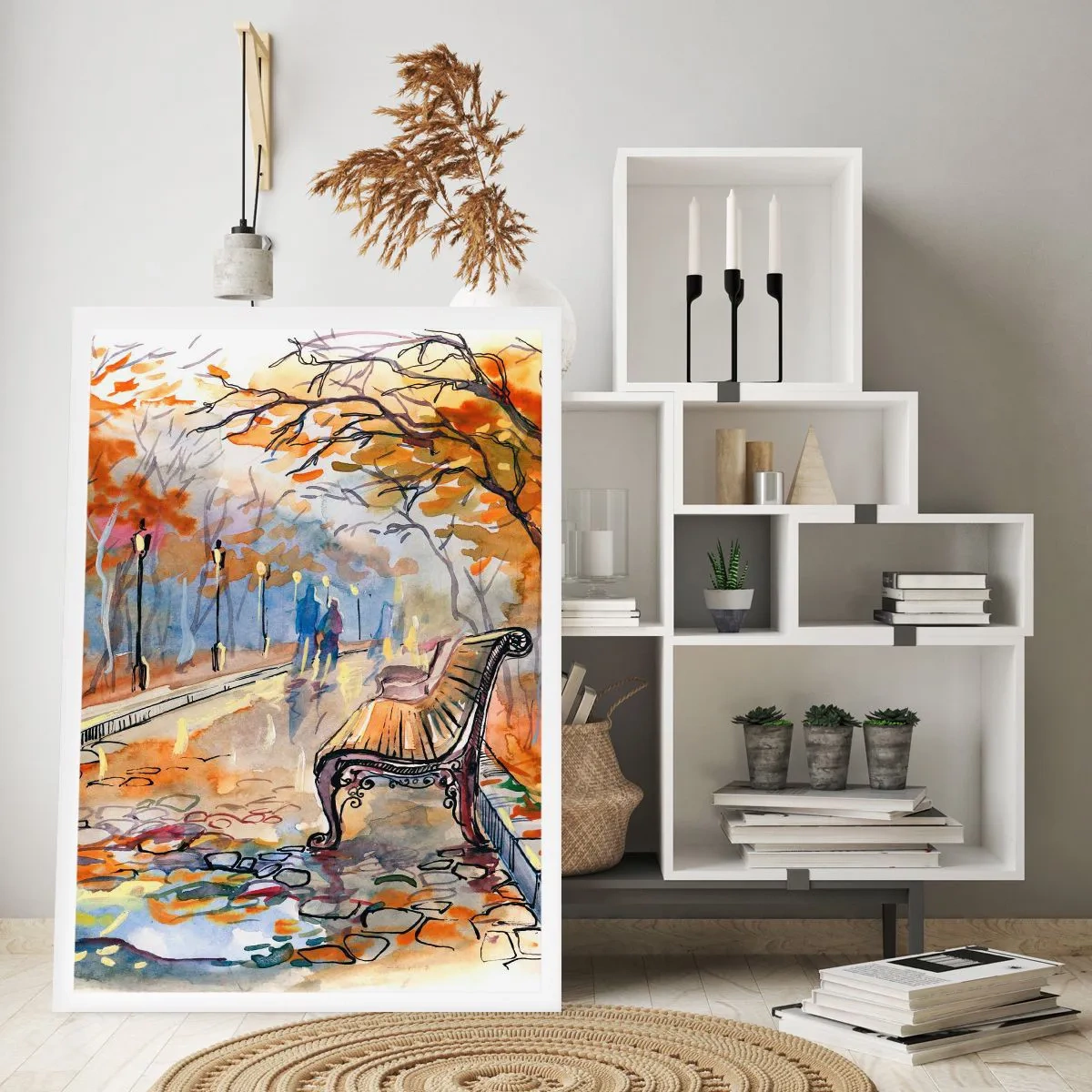Plagát - Spoločne putovať jeseňou - 50x70 cm