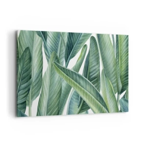 Obraz na plátne - Proste zelená - 120x80 cm