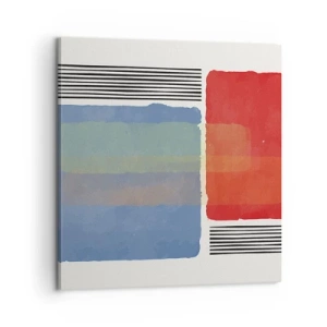 Obraz na plátne - Duch a písmeno geometrie - 60x60 cm