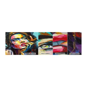Vzorka fototapety Premium Sand - Sny, ako vtáky letia oblohou - Portrét ženy, Tvár, Kus - 100x30 cm
