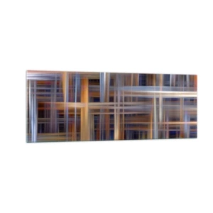 Obraz na skle - Utkané zo svetla - 140x50 cm