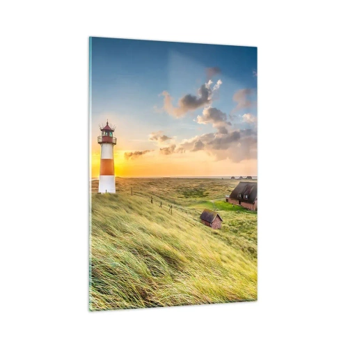 Obraz na skle - Medzi vlnami - 80x120 cm