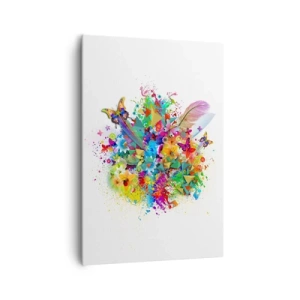 Obraz na plátne - Kytica radosti - 70x100 cm