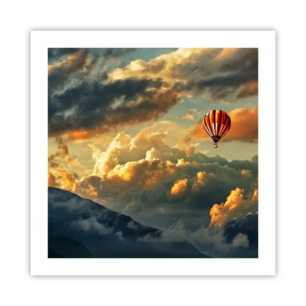 Plagát - Letím, lebo chcem - 50x50 cm