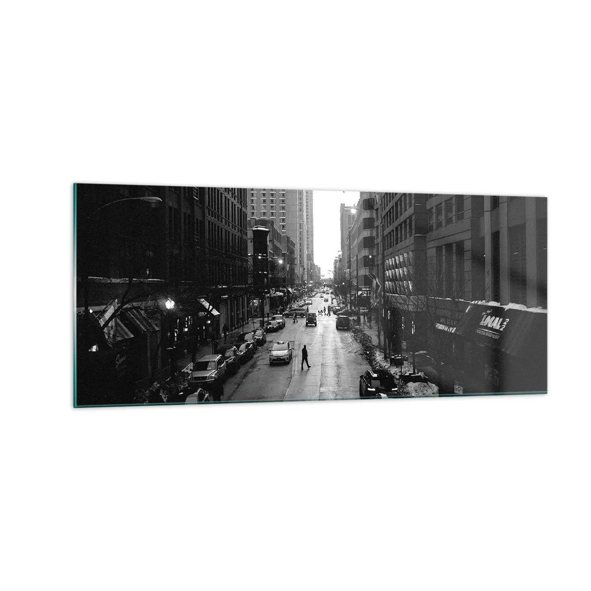 Obraz na skle - Ďalší deň, ako každý iný - 100x40 cm