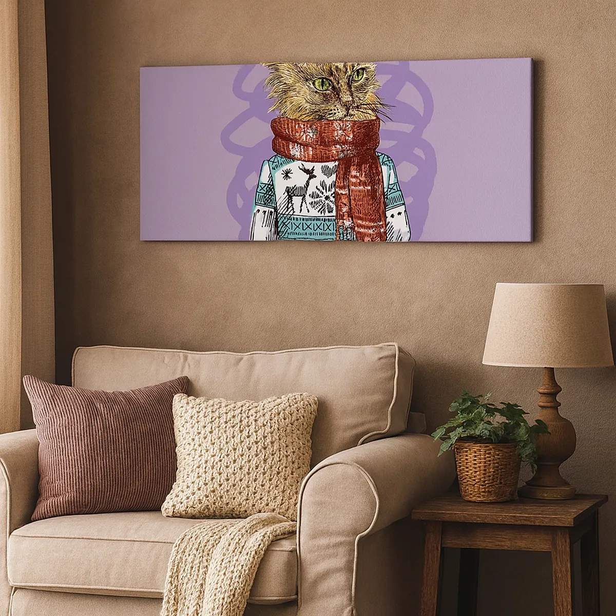 Obraz na plátne - Mačka nielen v topánkach - 30x30 cm