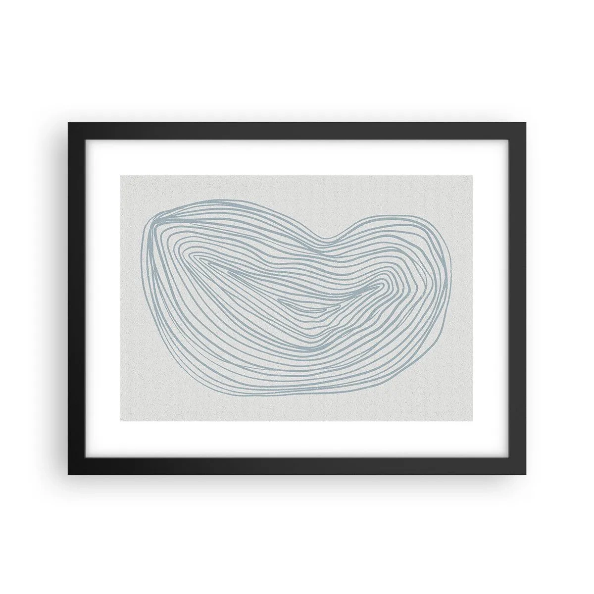 Plagát v čiernom ráme - Úsmev kvapky - 40x30 cm