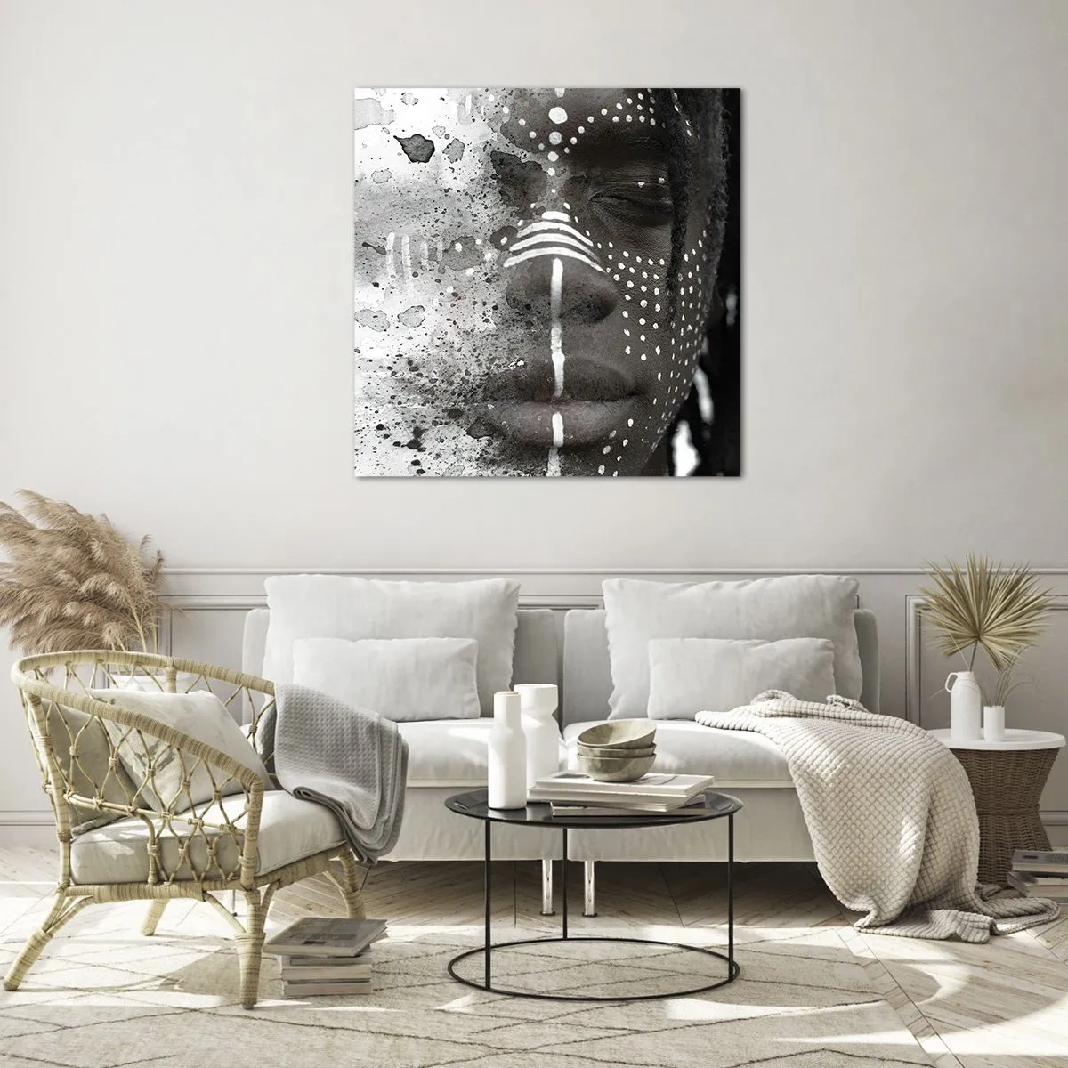 Obraz na skle - Objav pôvodného ducha - 30x30 cm