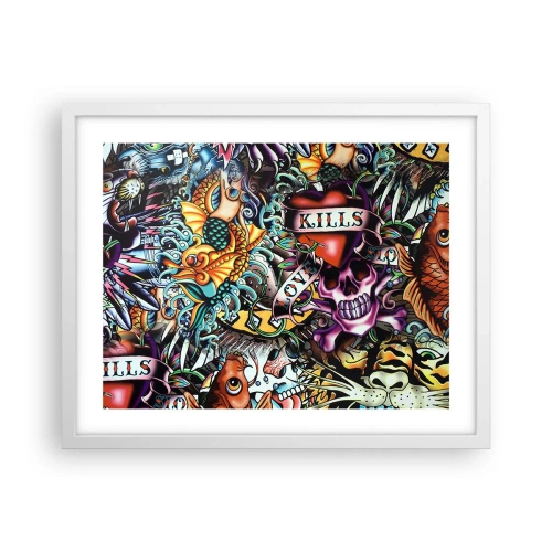 Plagát v bielom ráme - Sen tatéra - 50x40 cm