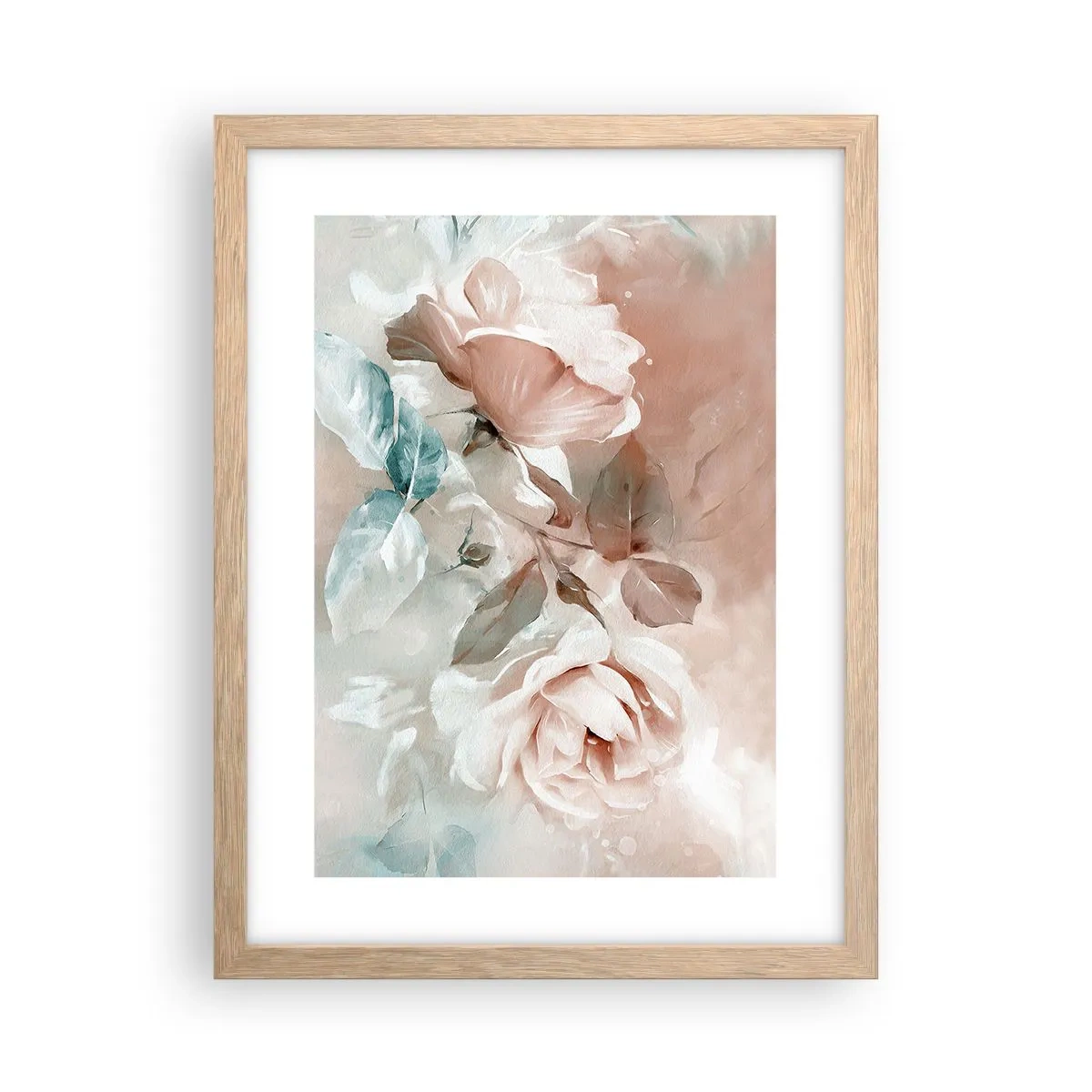 Plagát v ráme zo svetlého duba - Duch romantizmu - 30x40 cm