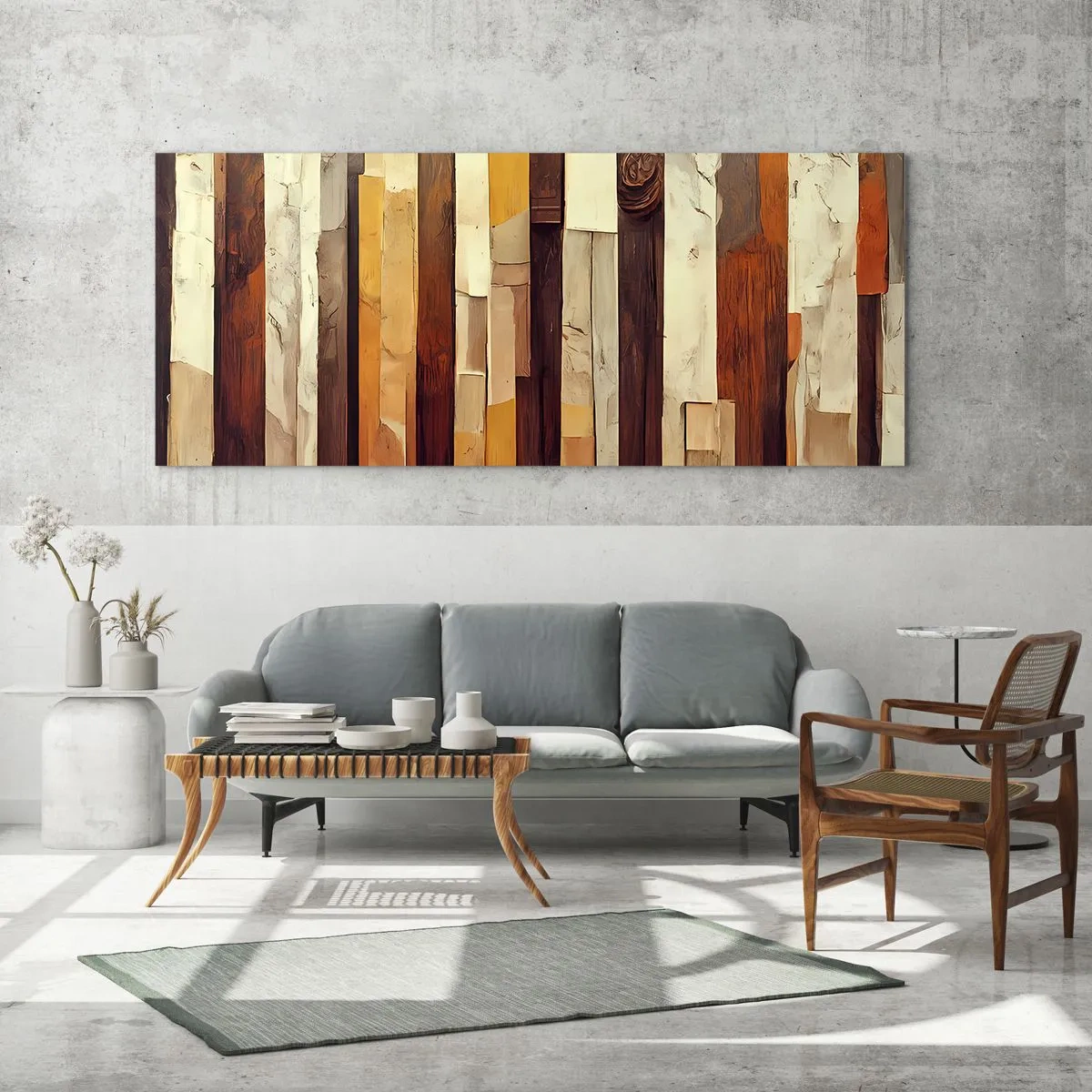 Obraz na skle - Hymna lesných stromov - 100x40 cm