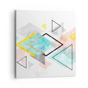 Obraz na plátne - Geometrická hračka - 50x50 cm