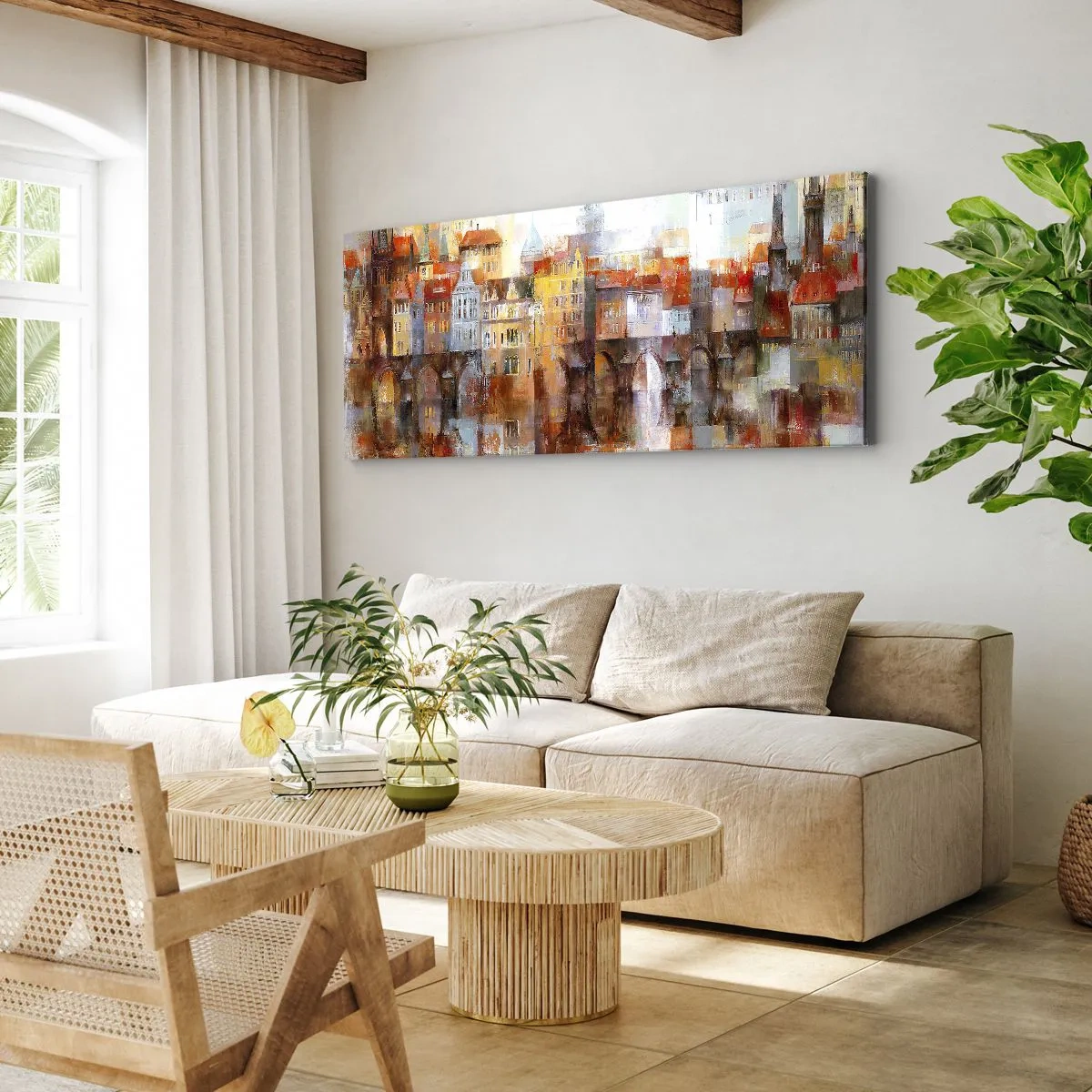 Obraz na plátne - Pod mostom je tiež krásne - 100x40 cm