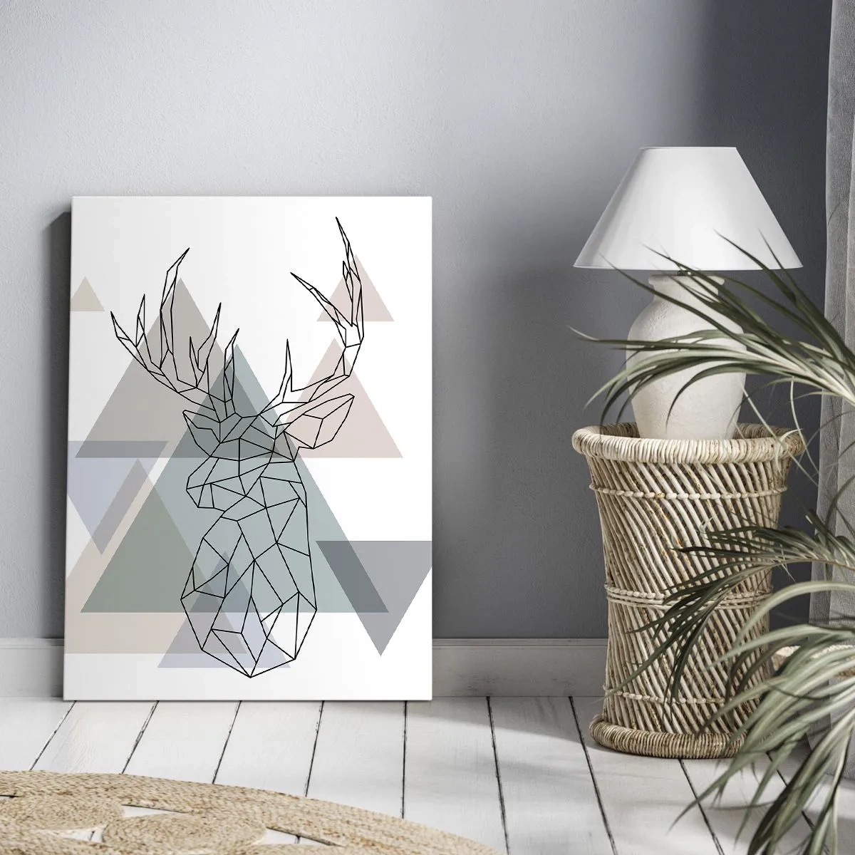 Obraz na plátne - V geometrickom lese - 50x70 cm