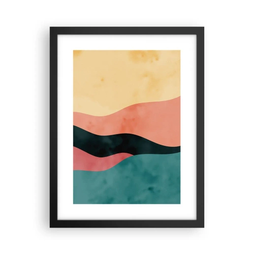 Plagát v čiernom ráme - Kompatibilný nesúlad - 30x40 cm